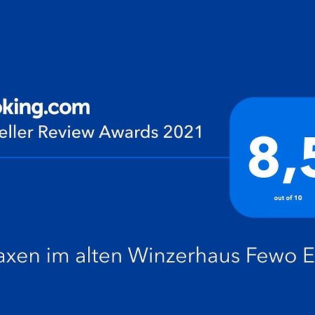 Relaxen Im Alten Winzerhaus Fewo Eg Rech Exterior foto